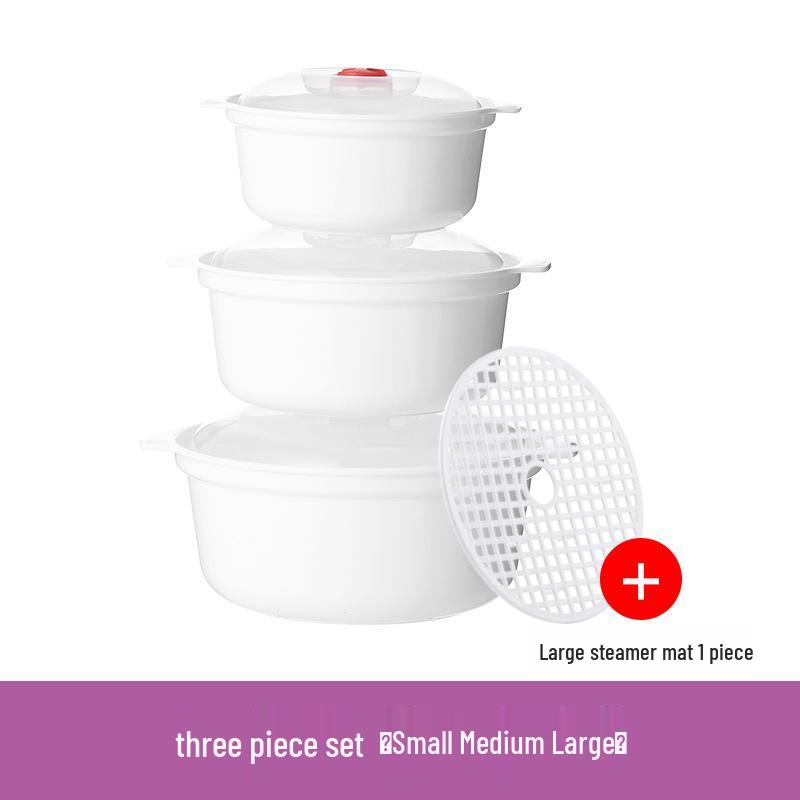 Instant Noodle & Steamed Bun Microwave Steamer Bowl.