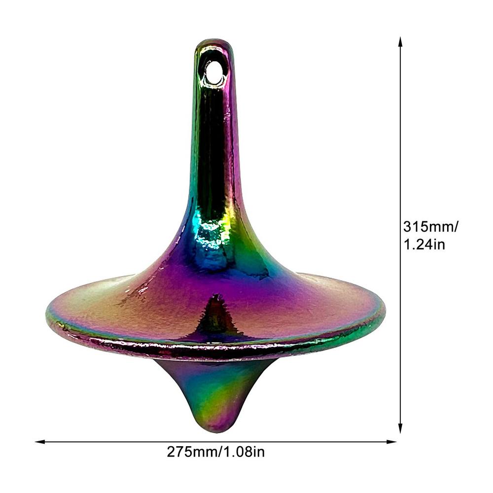 Mini Metal Gyroscope Rotating Gyroscope Fingertip No Resistance Small Whirlwind Gyroscope Decompression Toy Children's Gift