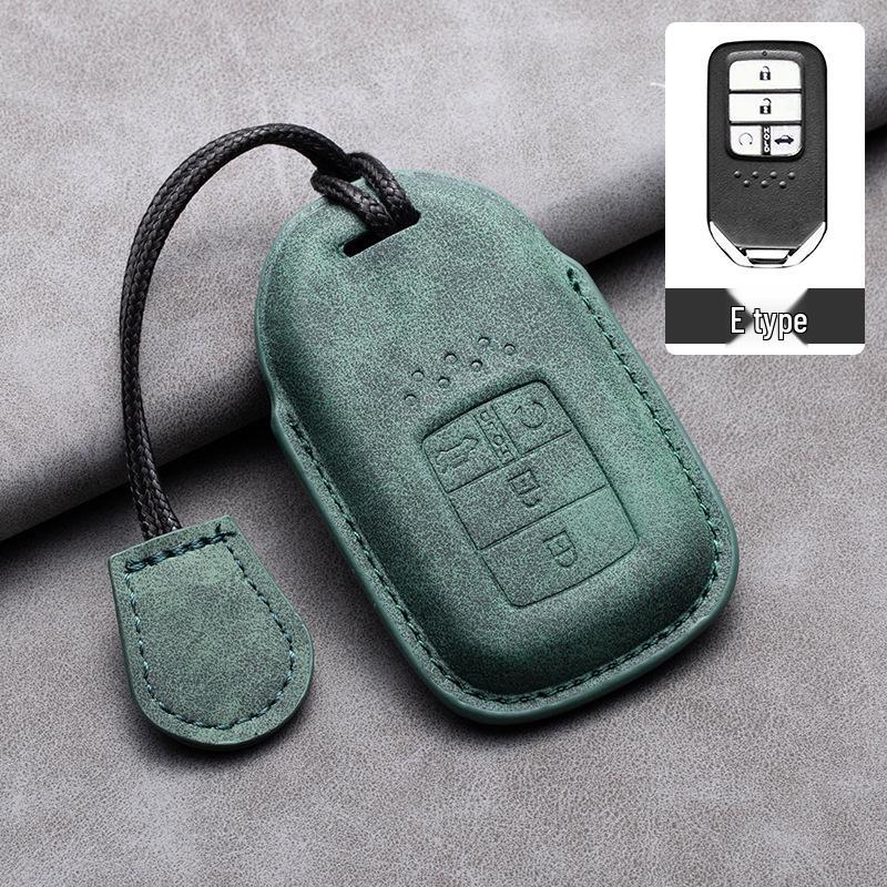 

Compatible Leather Key Cover for GAC Toyota CRV, Crown, Accord, Civic, Haoying, and Inspire
