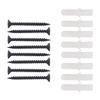Retro Matte Black Stair Handrail, Safety Non-Slip U-Shaped Support Railing, 50kg/110.23lbs, 20*85cm