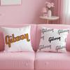 Fashion Brand G-Gibson Cushion Cover Soft Short Plush Double-Sided Printing Home Decor Machine Washable Pillow Case Gift