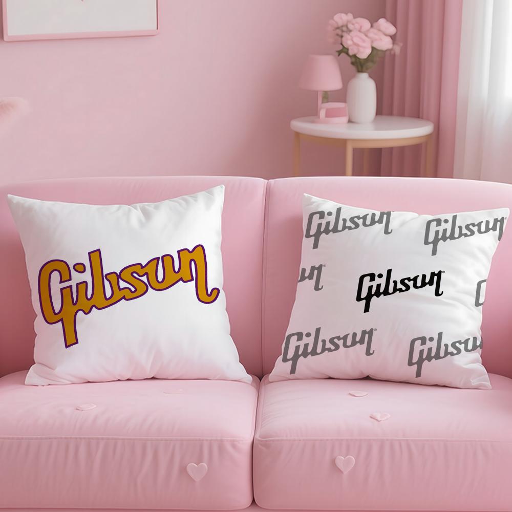 Fashion Brand G-Gibson Cushion Cover Soft Short Plush Double-Sided Printing Home Decor Machine Washable Pillow Case Gift