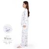 SAZAC Cinnamoroll Shirt Puder Langarm und Hose MUSIK Cinnamoroll Pyjama, Stretch, Damen, Set, Loungewear, (Weiß/L/SAN1788)