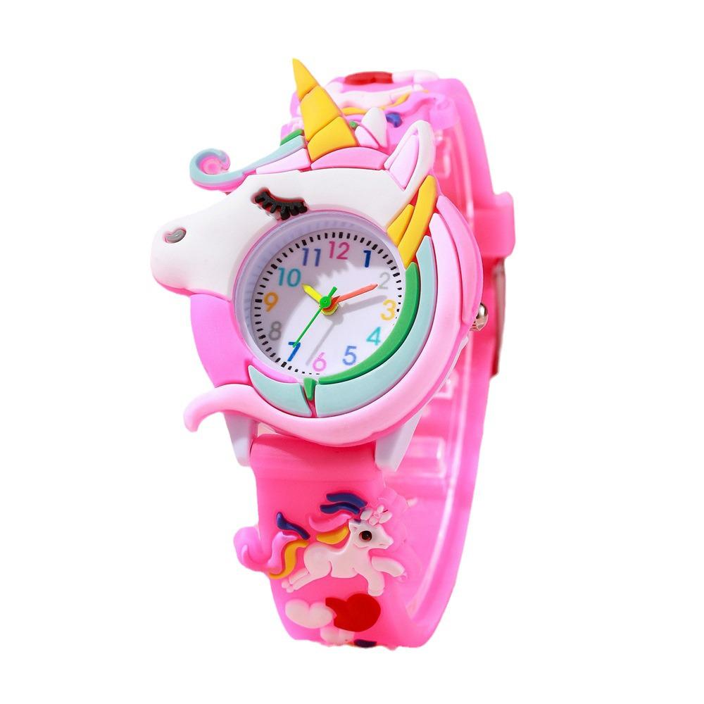 Kids' Unicorn & Rainbow Silicone Strap Watch