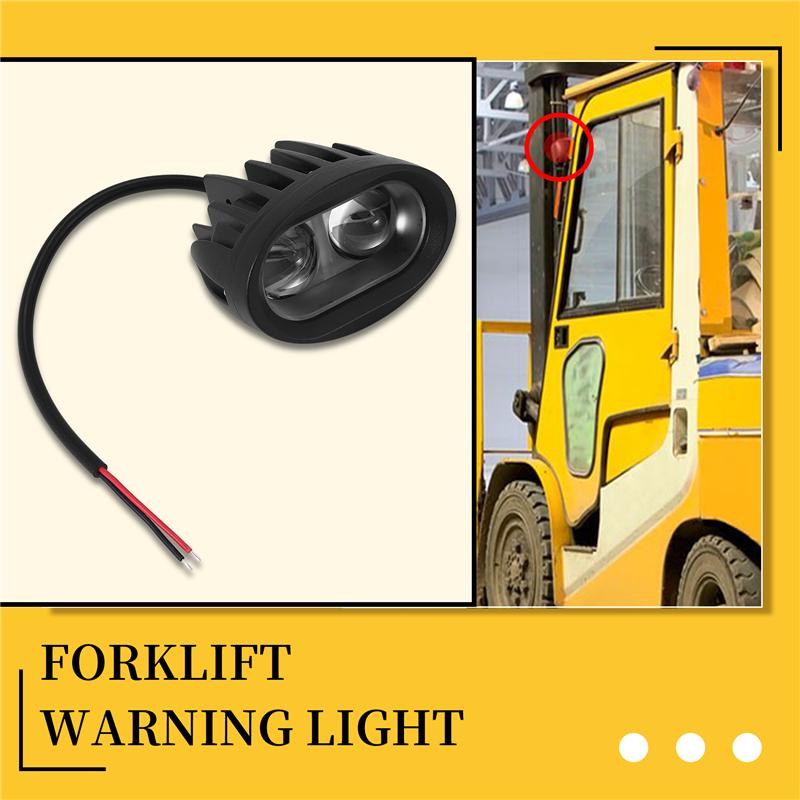 10V-80V Vehicle Blue LED Warning Signal Lamp Forklift Truck Work Spot Safety Light Car 20W Industrial Safety Lamp-M53K