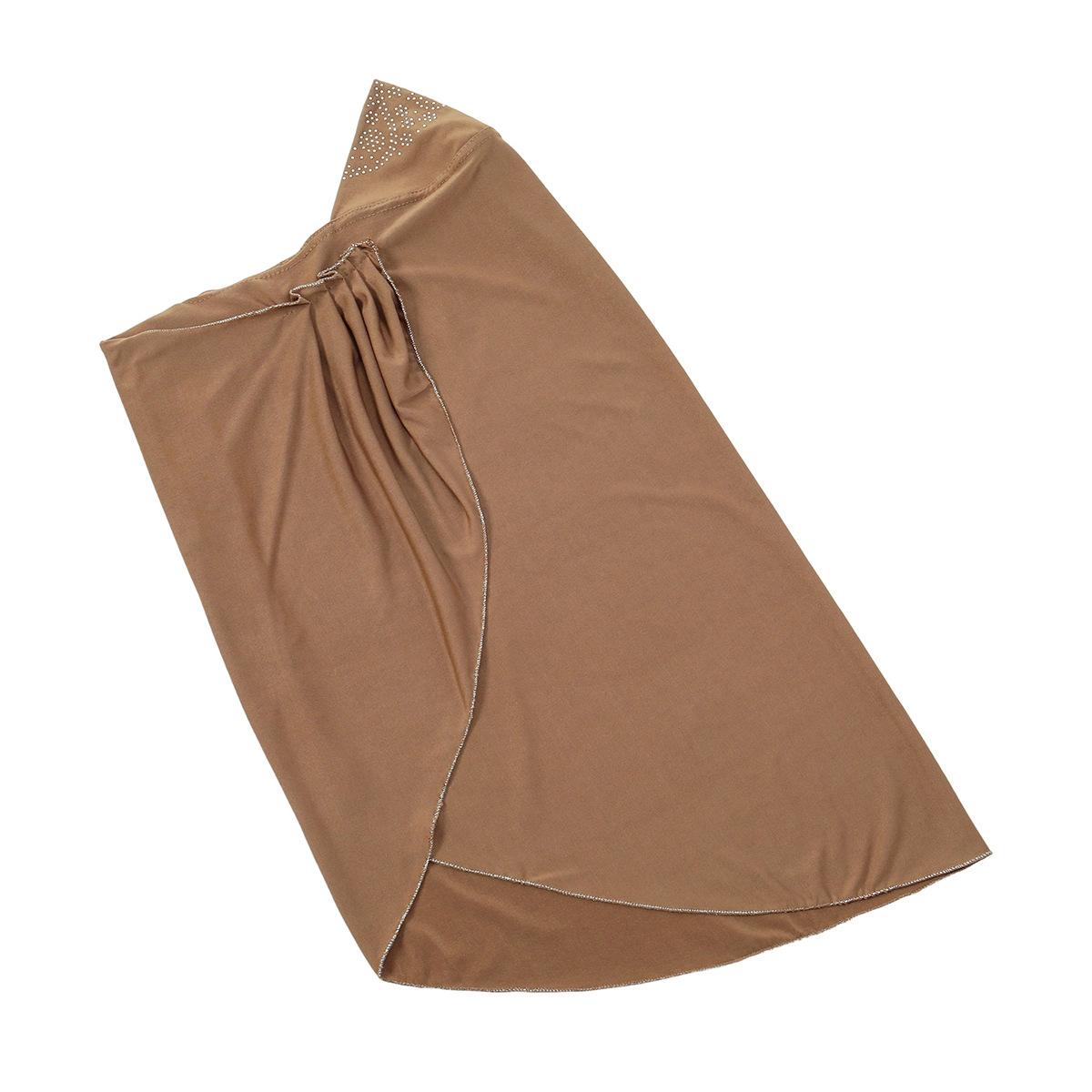JYL TS DIY Большой Цветочный Тюрбан Шляпа Повязка Кепка Полиэстер Khaki темных джунглях зеленый
