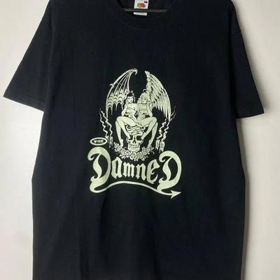 The Damned Band T Shirt Retro Black Kh14609