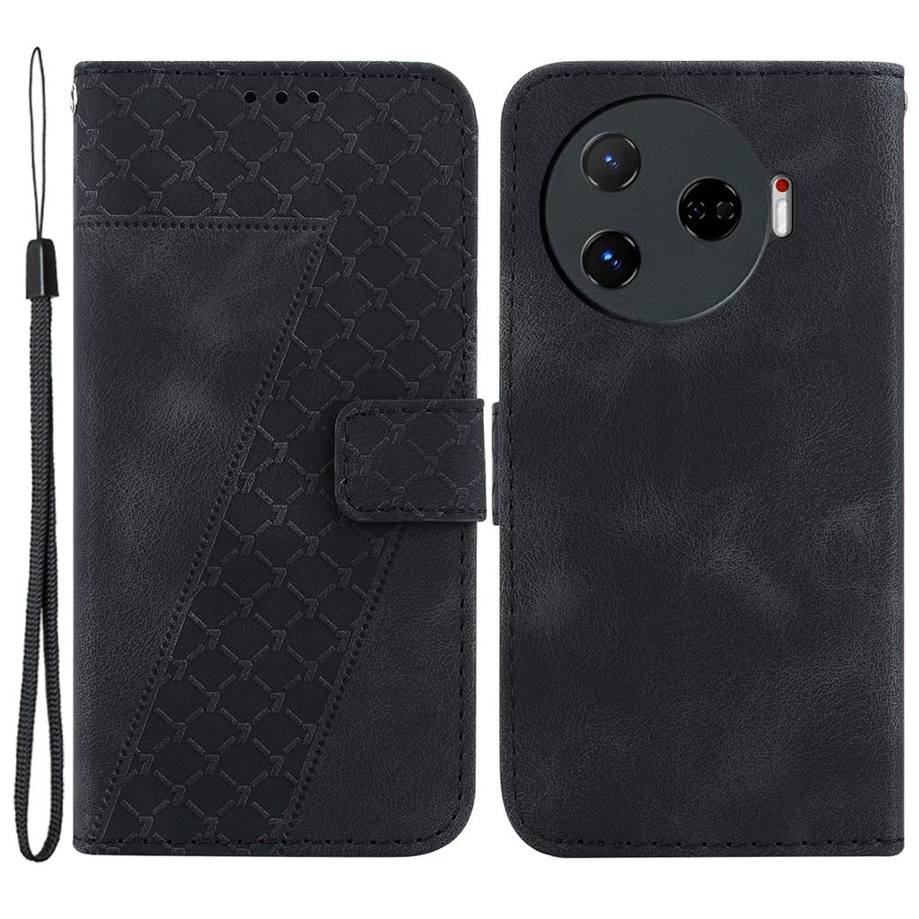 For TECNO Camon 30 Pro 5G Stand Case Pattern Imprint Leather Phone Cover with Wallet