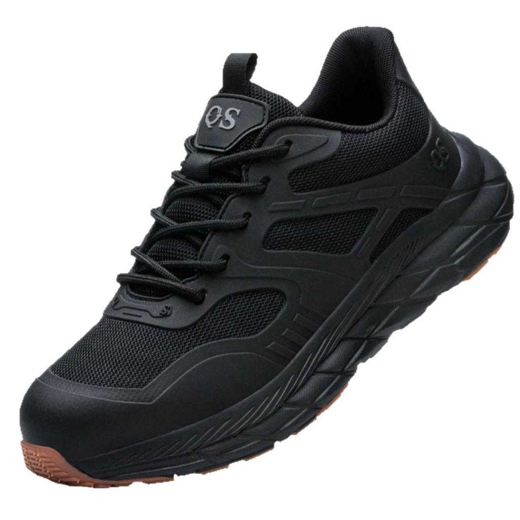 Férfi Négyévszakos Kopásálló Acélbetétes Biztonsági Cipő - Ütésálló, Átszúrásálló, Légáteresztő, Alacsony Szárú Alkalmi Védelem.