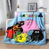 Barbapapa Cartoon Blankets Picnic blanket blankets for beds Flange Warm blanket Home travel blankets bed linings birthday gift