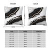Agate Rose Gold Glam Square Pillowcase Polyester Linen Velvet Pattern Zip Decor Throw Pillow Case Home Cushion Cover