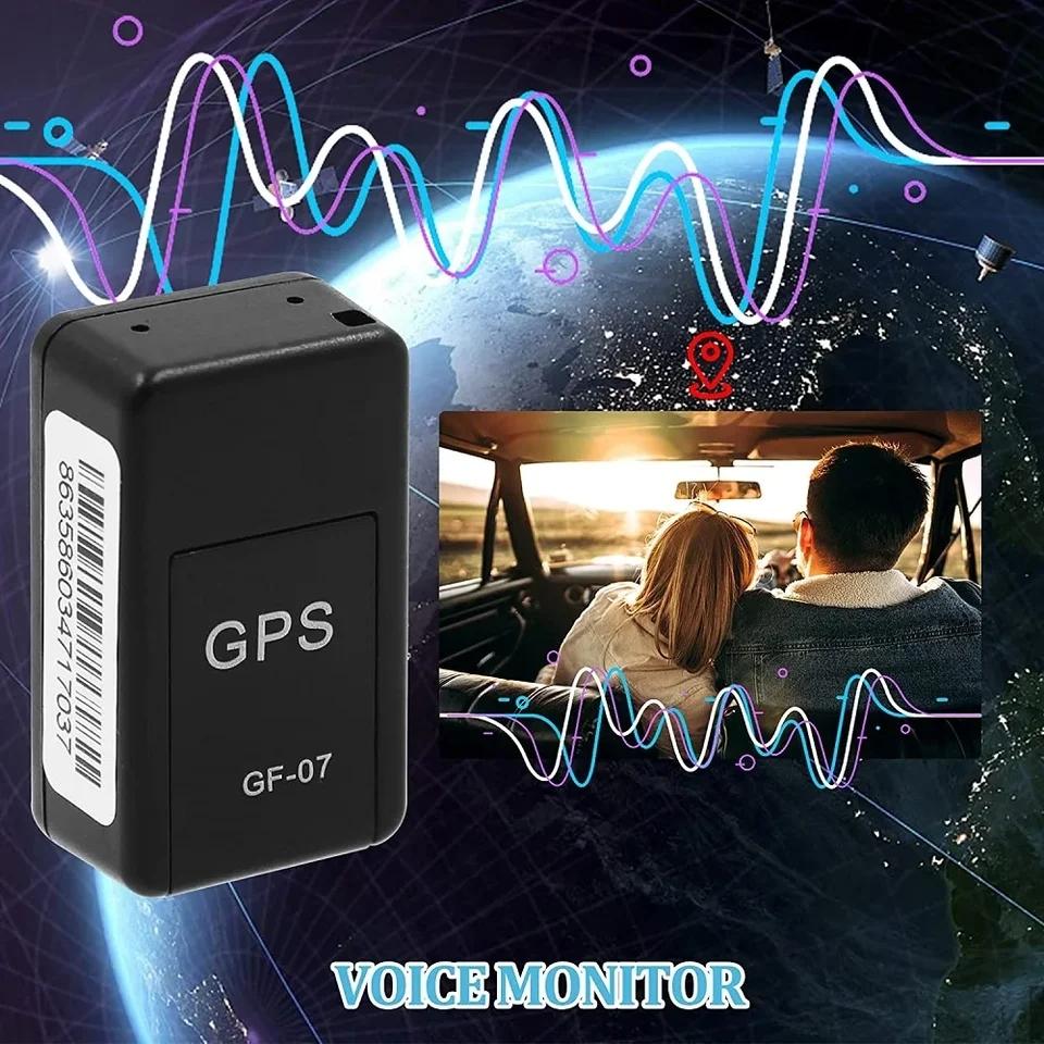 Mini Rastreador GPS GF-07 Carro Bicicleta Animais de Estimação Crianças Rastreamento em Tempo Real Posicionador Magnético Forte Localizador Anti-perda