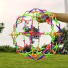 1pc Expanding Ball Sphere - Expandable Breathing Ball - Rainbow Fidget Large Ball