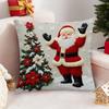 45x45cm Throw Cushion Cover Linen Pillow Case New Christmas Pillow Cover  Living Room