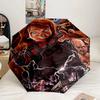 Chucky's Halloween Horror Umbrella 8-Frame for Travel, Camping, Casual Lightweight Portable Umbrella, Essential for Every Family Holidays Gift