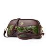 Elegante Borsa a Tracolla Floreale Goffrata da Donna – Mini Borsa a Spalla Vintage con Dettagli Dorati