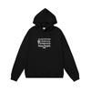 Maison Margiela Kapuzenpullover mit Kappenärmel SCHWARZ MX11