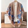 Classic Chain Decor Printed Women S Elegant Versatile Fashion Square Scarf