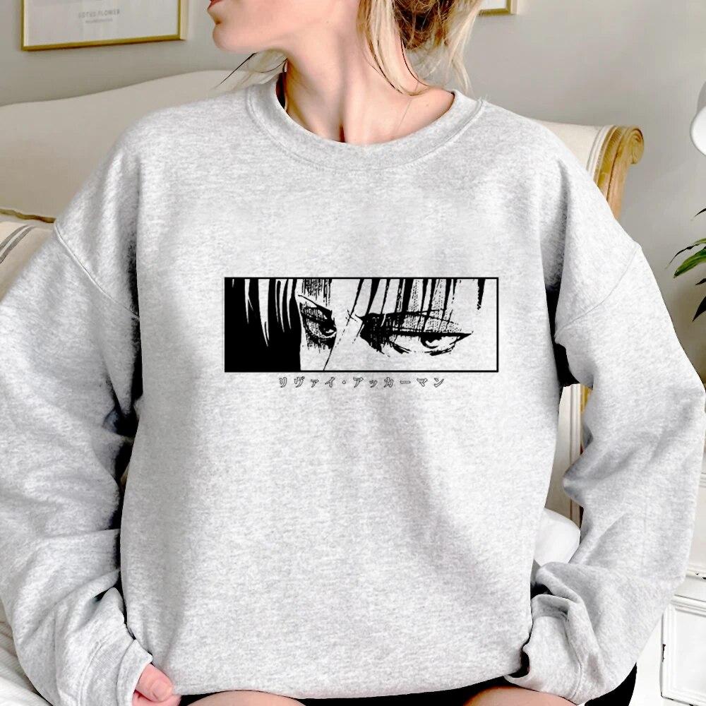 Атака Титанов Эрен толстовки женские корейский стиль аниме уличная винтажные толстовки — фото 17