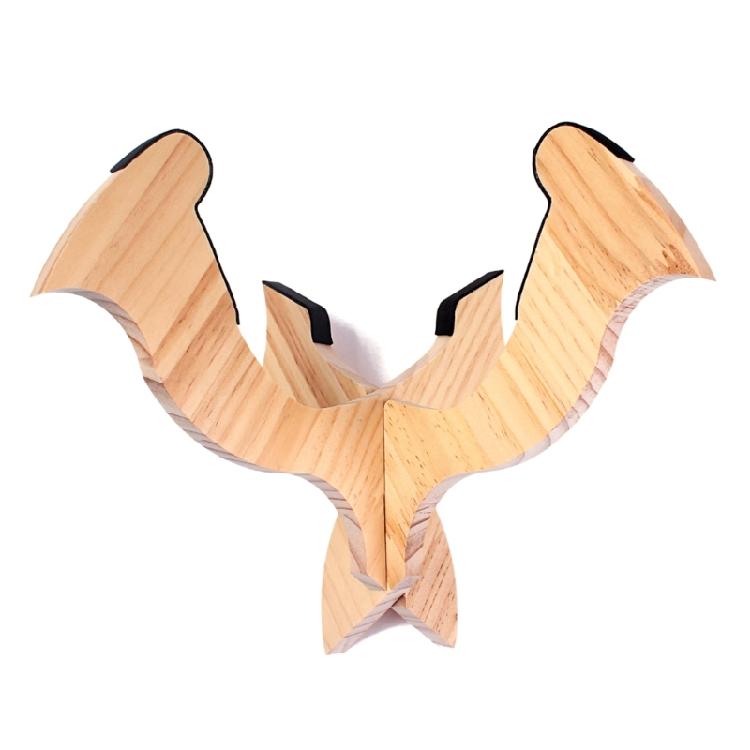 Portable Ukulele Stand Wooden X Frame for Small Guitar, Violins, Banjo, Mandolin