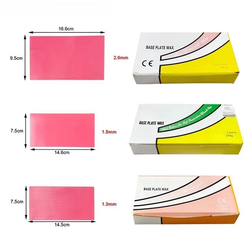 Dental Model Red Wax Sheets Casting Aid Wax Patterns for Dental Prosthetics Technicians Student-Specific Carving Consumables