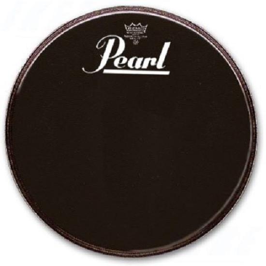REMO 22-inch Bass Drum Front Head, Power Stroke 3 (Ebony with White Logo) P3-22ES-WS