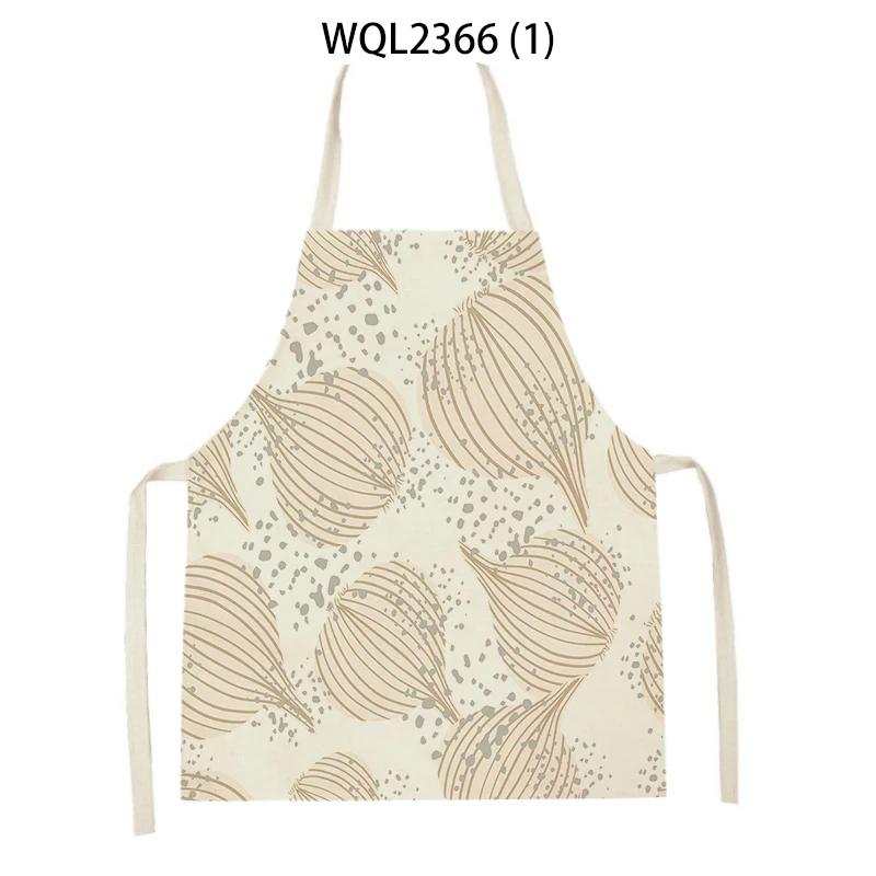 Vegetable Sleeveless Aprons Onion Carrot Printed Kitchen Apron Women Men Baking Waist Bib Home Cooking Brief Sleeveless Pinafore
