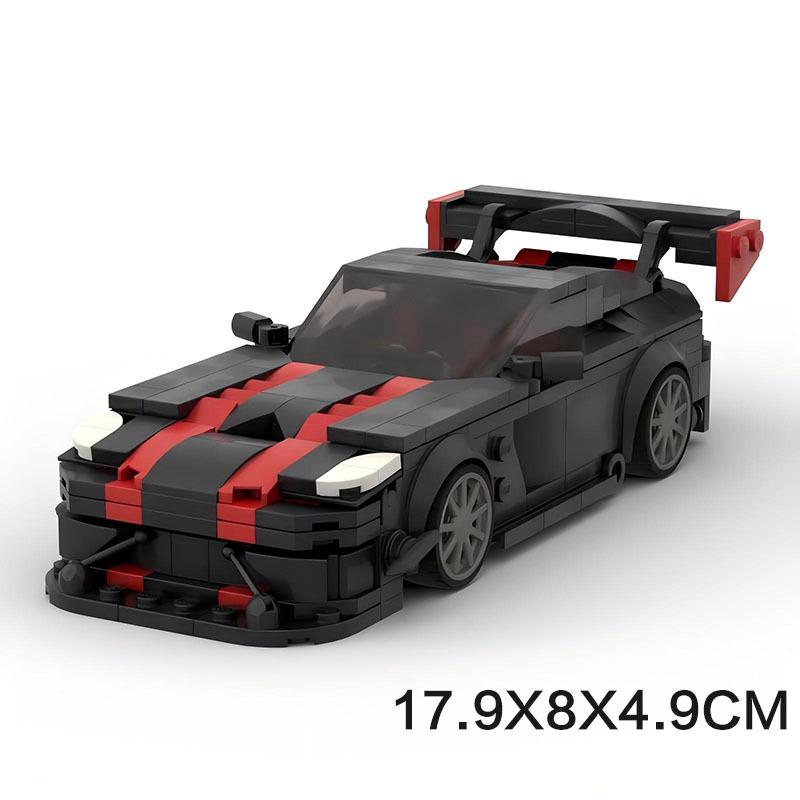 

Совместимый Lego MOC-182756 Dodge Viper VX I ACR Модель автомобиля Строительные блоки Украшение