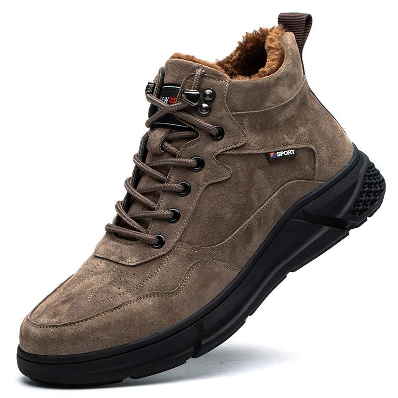 Labor Insurance Shoes Men's Anti-smashing and Anti-piercing, Four-season Anti-scalding Welder Medium Safety Shoes