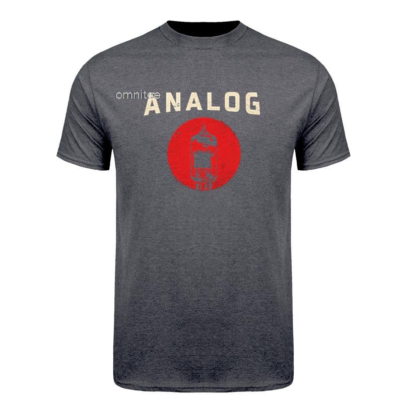 Analog Vacuum Tube TShirt for Radio and Amp Collectors Funny Electron Valve Lover T Shirts Summer Streetwear Gifts HJ057