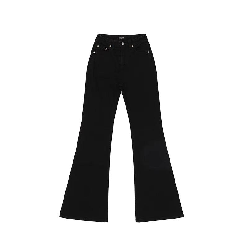 

SMK R Cross Classic Denim Spicy Girl Elastic Washed Casual Long Pants - New Style, 25 Small