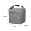 Square Insulated Lunch Bag Thermal with Front Pocket