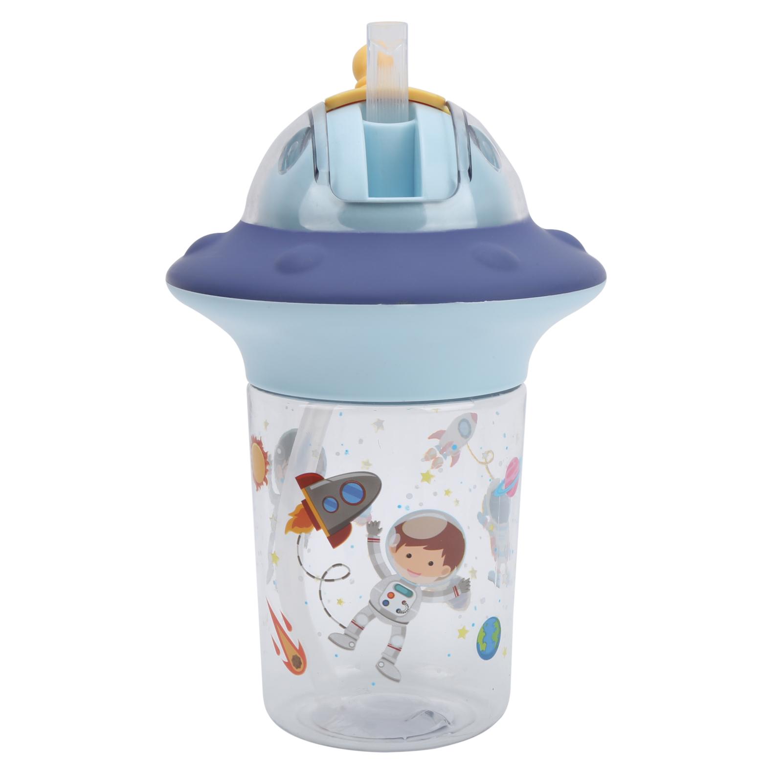 

450ml Water Bottle with Straw Lanyard BPA Baby Children Infant Water Bottle
