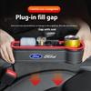 qmzhr10 For Ford Mondeo Focus Explorer Escape Kuga Everest Bronco F-150 Ranger Transit Car Seat Gap Light Storage Box