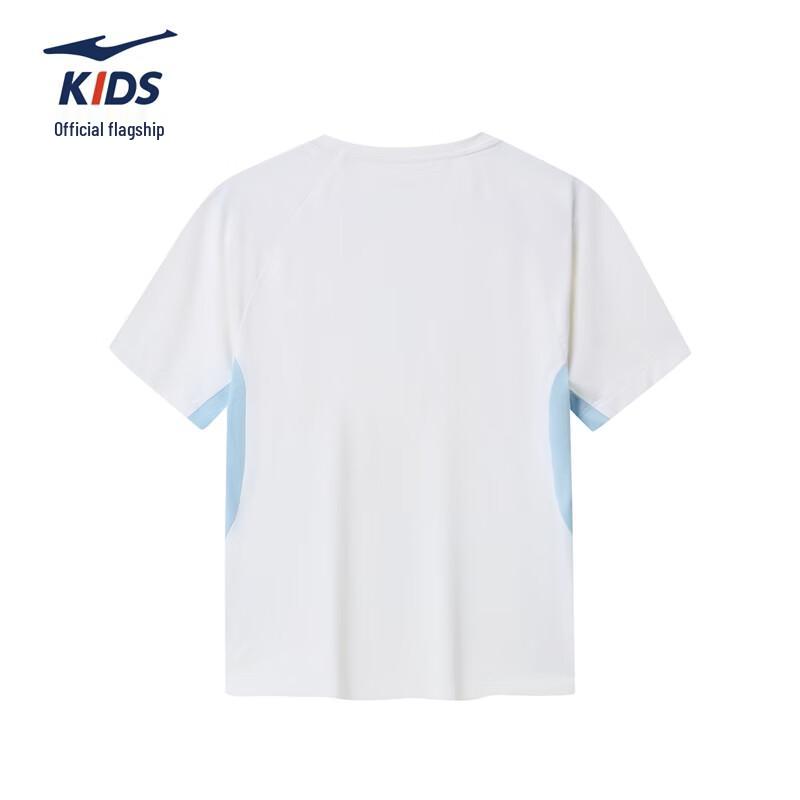 ERKE Boy's Summer Cooling Quick-Dry Patchwork T-Shirt
