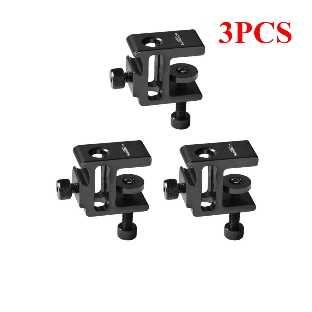 1-5pcs Folding Table Lamp Cantilever Bracket Clamp Adjustable Height Aluminum Light Stand for Outdoor Camping Lantern Camera
