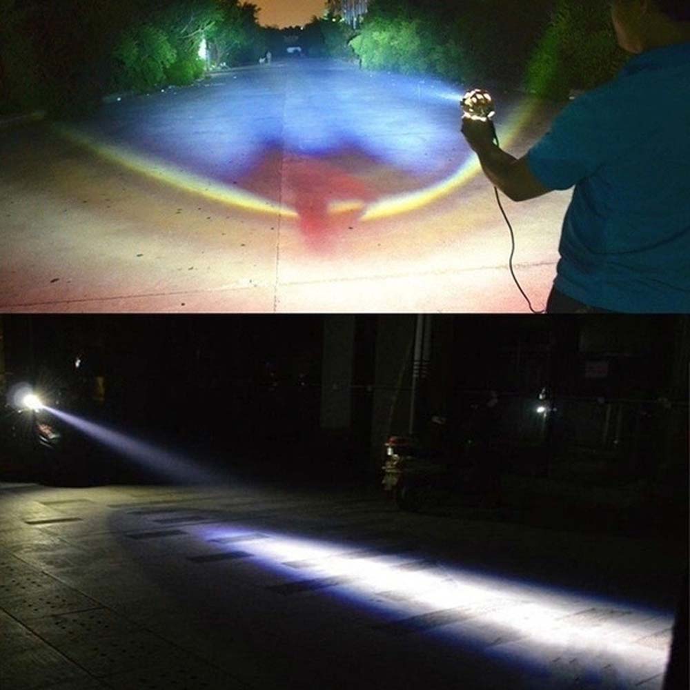 Super Bright LED Motorcycle LED Headlight Driving Moto Spotlights Motorbike Lights Fog Light