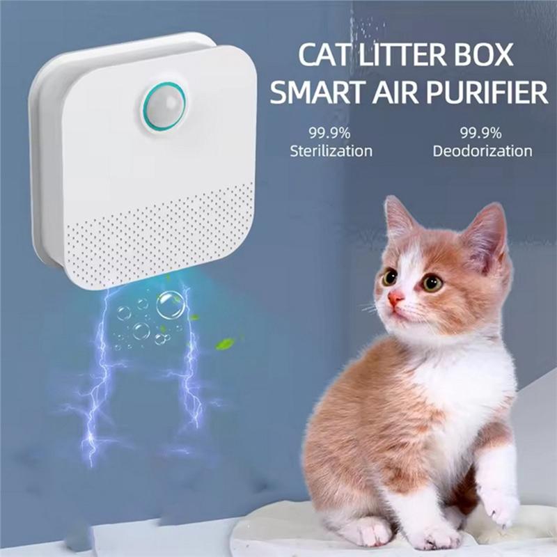 Rechargeable Odor Eliminator Smart Wireless Pet Odor Eliminator Dog Cat Litter Deodorant
