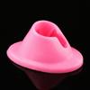 Silicone Nail Polish Holder & Stand - Pink/White Nail Art Tool