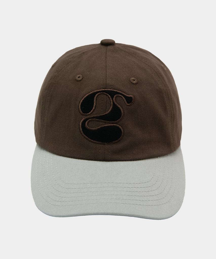 SOME PLACE Signature Symbol Logo Applique Two-Tone Layered Ball Cap _2 Colors
