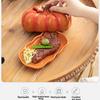 Pumpkin-Shaped Cheese Board Thanksgiving Table Orange Countertop Multi-Purpose Dish Halloween Ceramics Halloween for