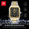 OPK 6043 Mens Watch Original Simple Fashion Quartz Wristwatch Waterproof Luminous Watches For Men Zircon Scale With Box Reloj