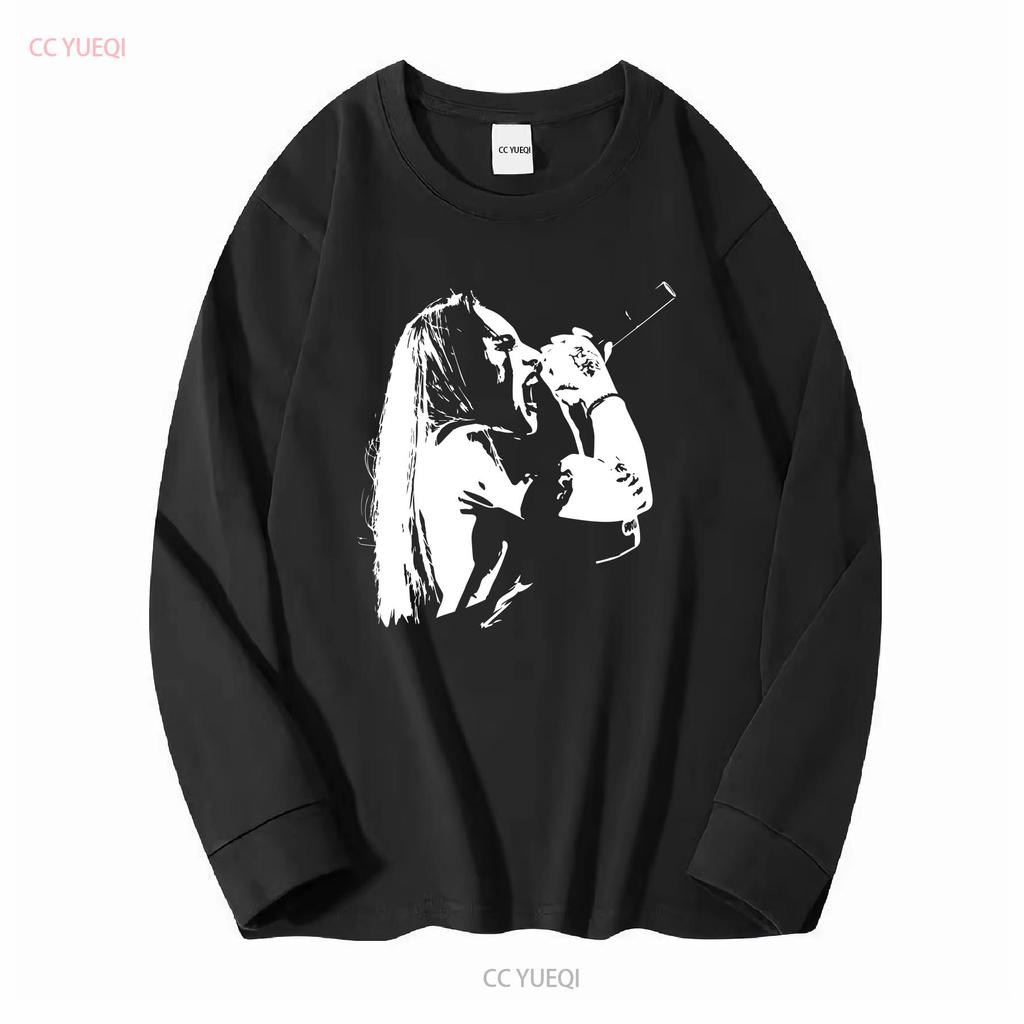 Tatiana Shmayluk Jinjer Band T shirt long or short sleeves vintage Washed Comfortable Breathable streetwear homme