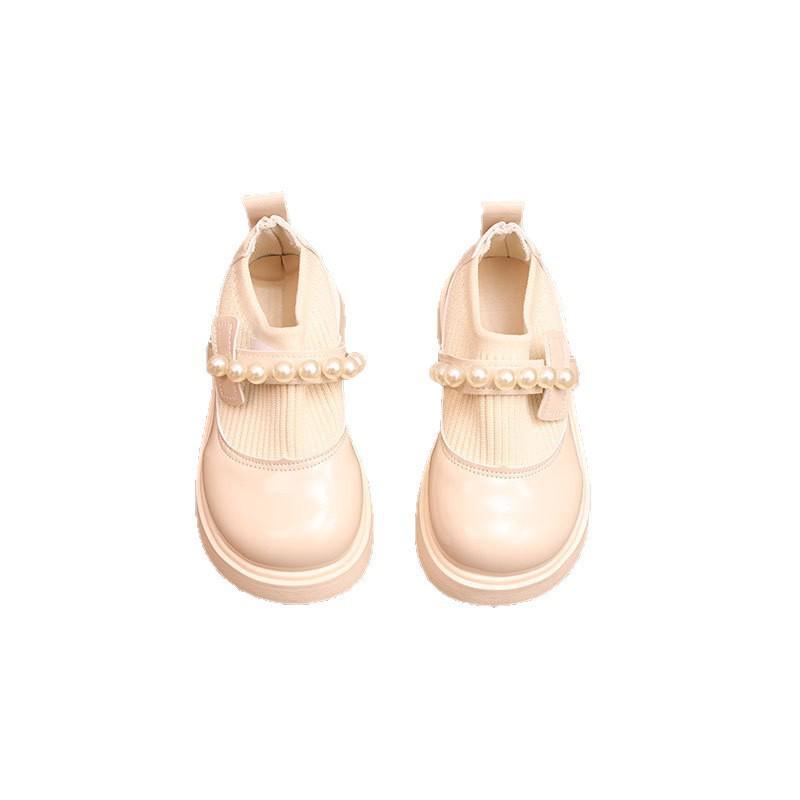 Girls' Soft Sole Leather Princess Shoes for 3-6 Year Olds (Spring/Summer/Autumn)