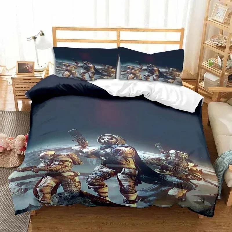 Game Destiny Printed Bed Set Duvet Cover Pillowcase Bedding Set Bed Linen Sheet Quilt Cover Full Queen King Size