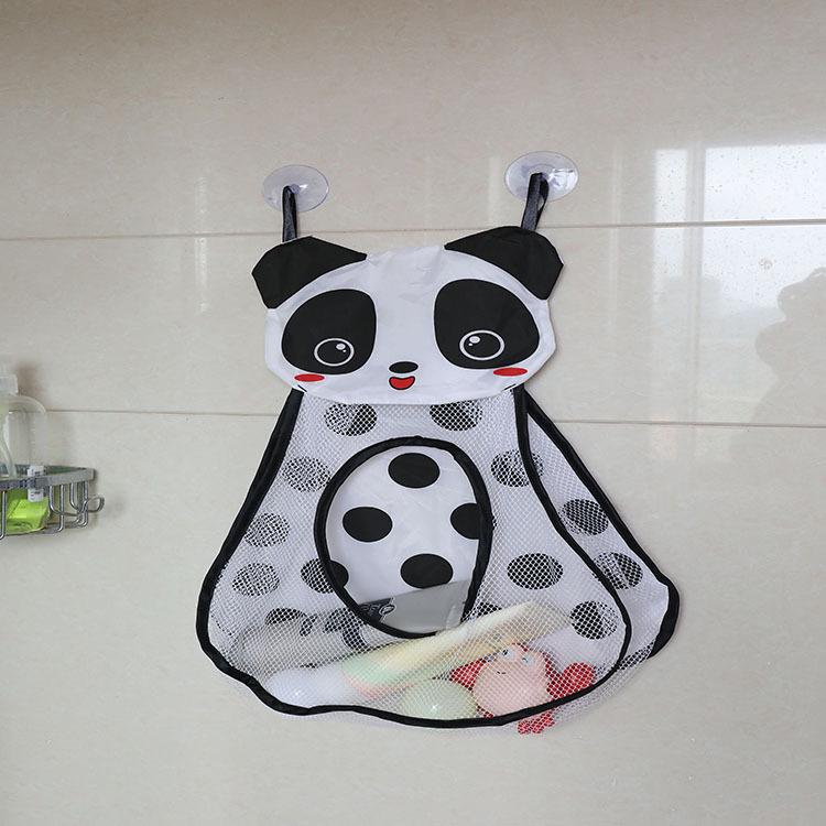 Yellow Duck & Frog Bath Toys Suction Cup Storage Bag