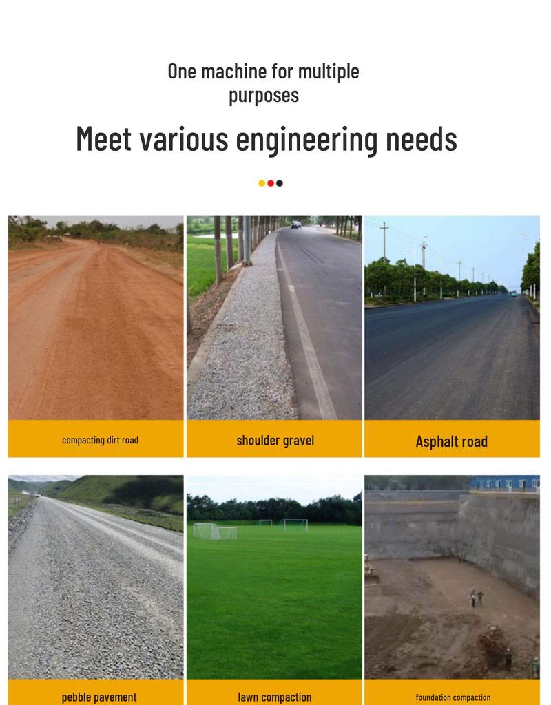 Electric & Gasoline Diesel Plate Compactor: Small Vibrating Rammer for Asphalt Pavement and Soil Compaction