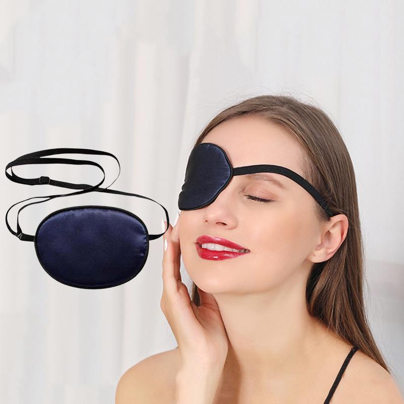 Cache-œil simple multicolore unisexe lavable réglable cache-œil un œil professionnel enfant adulte couverture strabisme