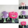 Coussin Peluche Fleur Dessin Animé Avec Broderie Pour Décoration de Canapé Chaise Cadeau Pour Adolescents