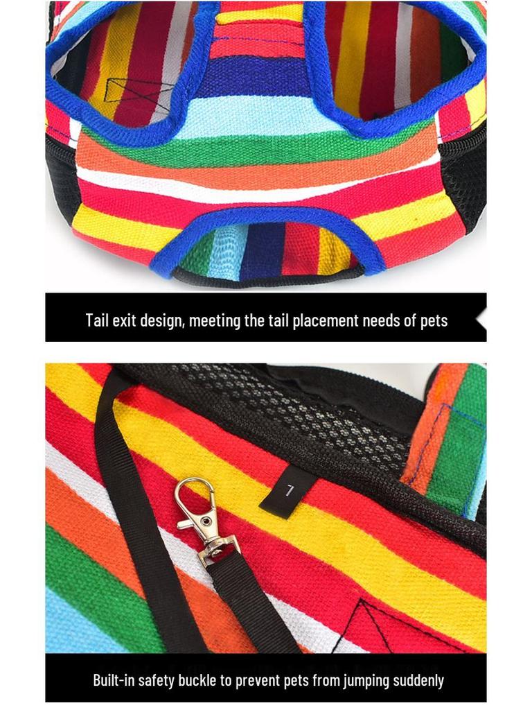 Outdoor Pet Front Carrier Bag: Portable, Four-Leg Design, Ideal for Cats and Dogs